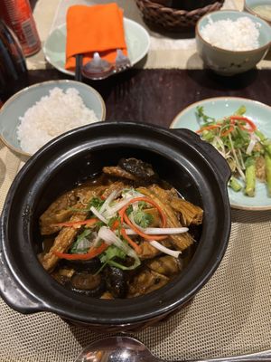 Braised tofu   at V Vegan in Hoi An