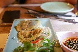fried dumplings  at V Vegan in Hoi An