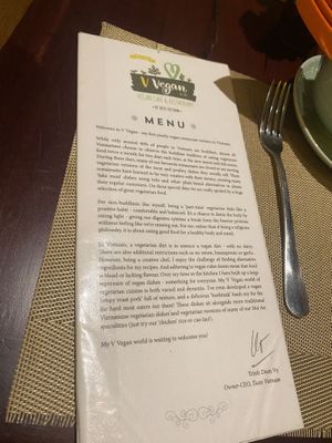   at V Vegan in Hoi An