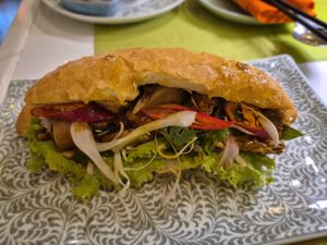 Bahn mi at V Vegan in Hoi An