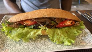 banh mi  at V Vegan in Hoi An