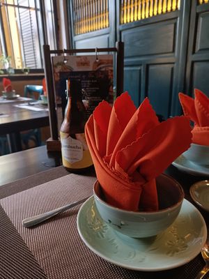 Kombucha passion fruit at V Vegan in Hoi An