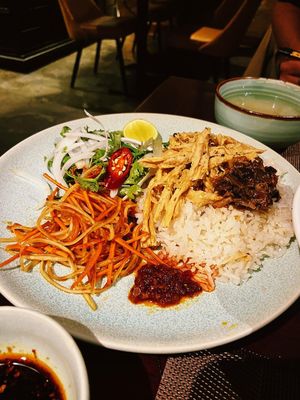 ‘Chicken’ rice  at V Vegan in Hoi An