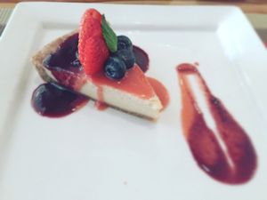 Cheesecake  at Vegan Planet in Cancun