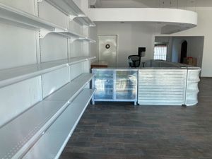 Showcases for jewellry or something at Vegan Planet in Cancun