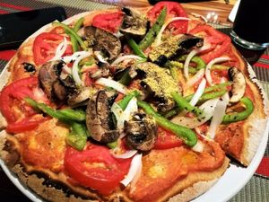 This is also good! at Vegan Planet in Cancun