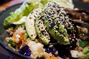 Bowl Teriyaki  at Vegan Planet in Cancun