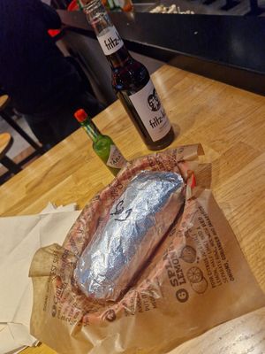 Burrito w/ Tofu, Guac and veggies at Chipotle - MyZeil in Frankfurt