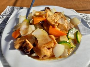 Jia Chan Tofu (vegan) at Chino Asiatico Sheng in Almunecar
