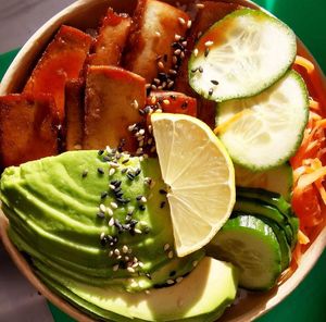 Vegan Chirashi at Chez Sushi in Aime-la-plagne