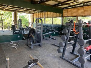 Our members-only gym "La Iglesia" open 7 days per week for guests. at Segunda Vida Inn in San Juan Del Sur