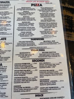   at F&D Woodfired Italian Kitchen in Longwood