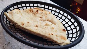 Plain Naan (vg) at Delhiwala Food in Leeds
