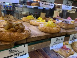 Vegan pastries   at Black Lion Bakery & Cafe in Wellington