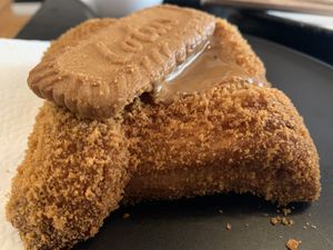 Biscoff danish   at Black Lion Bakery & Cafe in Wellington