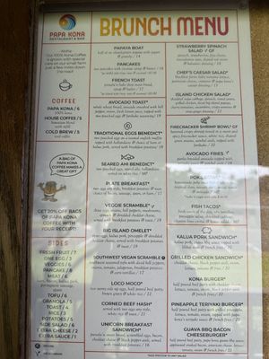   at Papa Kona in Kailua Kona