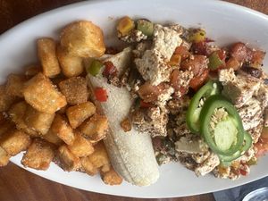 Southwest tofu scramble   at Papa Kona in Kailua Kona