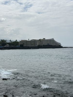 View from my table   at Papa Kona in Kailua Kona