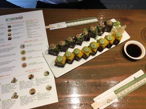 Mighty mushroom  at Beyond Sushi - Union Square in New York City