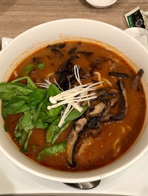 A perfect spicy warm up!  at Beyond Sushi - Union Square in New York City