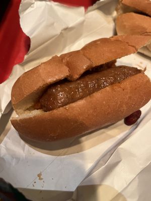 Chilli dog   at Disneyland - Casey's Corner in Chessy