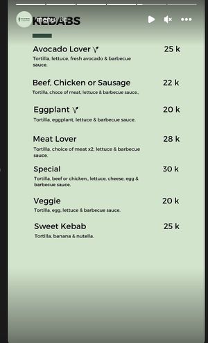 Salam Kebab & Vegan Menu at Salam Kebab & Vegan Berawa in Canggu