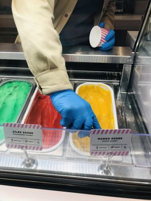 Vegan options   at DD Scoop in Istanbul