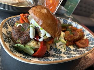 Falafelburger  at NOA in Stuttgart