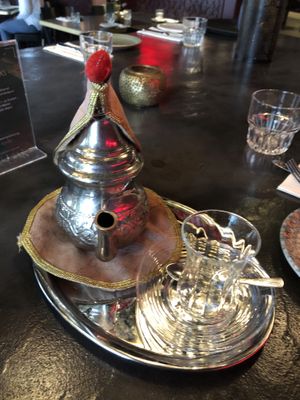 Fresh mint tea   at NOA in Stuttgart