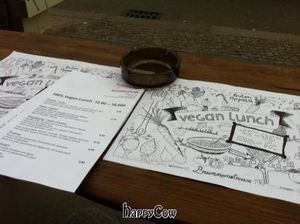 menu at Wind und Wetter in Berlin