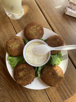 Falafels   at Hostal Azul in Granada