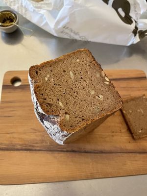 Seeded rye bread  at Florets in Auckland