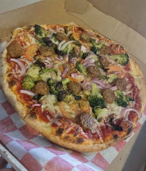 Veggie tales without the mushroom   at Lojax Good Eats in Sanford