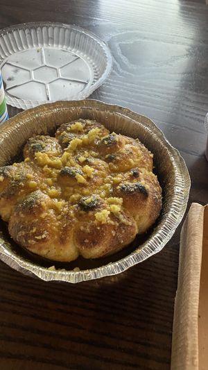 Vegan garlic knots  at Lojax Good Eats in Sanford