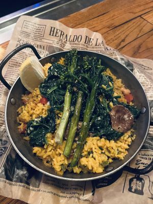 Vegetable paella   at Cuba Libre in Orlando