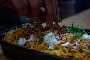 Veg Biryani at Maurya's.Rest.Bar.Banquet in Kamloops