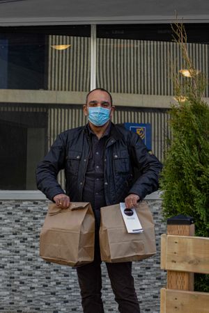 Takeout at Maurya's Indian restaurant in Downtown Kamloops at Maurya's.Rest.Bar.Banquet in Kamloops