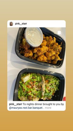 Takeout at Maurya's.Rest.Bar.Banquet in Kamloops