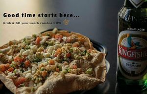 Masala papad at Maurya's.Rest.Bar.Banquet in Kamloops