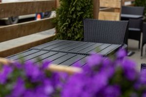 Patio at Maurya's.Rest.Bar.Banquet in Kamloops