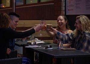 cheers! at Maurya's.Rest.Bar.Banquet in Kamloops