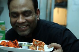 Chef Dilip, owner of Maurya's since 2004 at Maurya's.Rest.Bar.Banquet in Kamloops