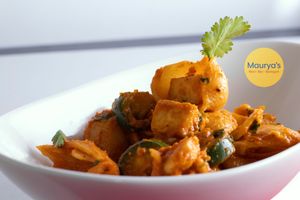 Gomitoni Paneer = Pasta + The "super Indian cottage Cheese" (Paneer) all mixed with Masalas, + our fresh Indian tomato gravy. It All adds up to the uniqueness and the fact you have at Maurya's.Rest.Bar.Banquet in Kamloops
