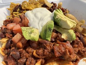 Frito pie   at Doggone Vegan in Huntsville