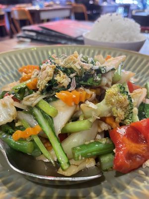 Stir fry   at Thai Riffic in Newtown