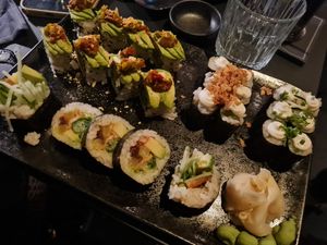 Und noch mehr Sushi at Schilling Roofbar in Heidelberg