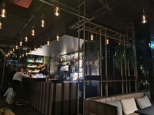 Das elegante Ambiente at Schilling Roofbar in Heidelberg