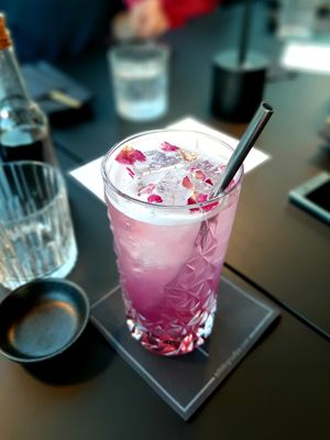 Butterfly Fizz Mocktail at Schilling Roofbar in Heidelberg