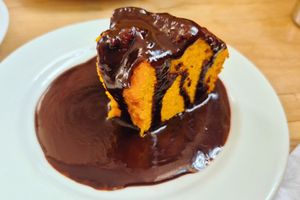 Brazilian carrot cake at Castigliani Cafés Especiais in Recife