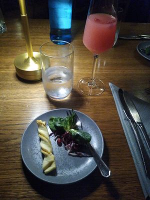 Amuse geule at Linde Restaurant in Heidelberg